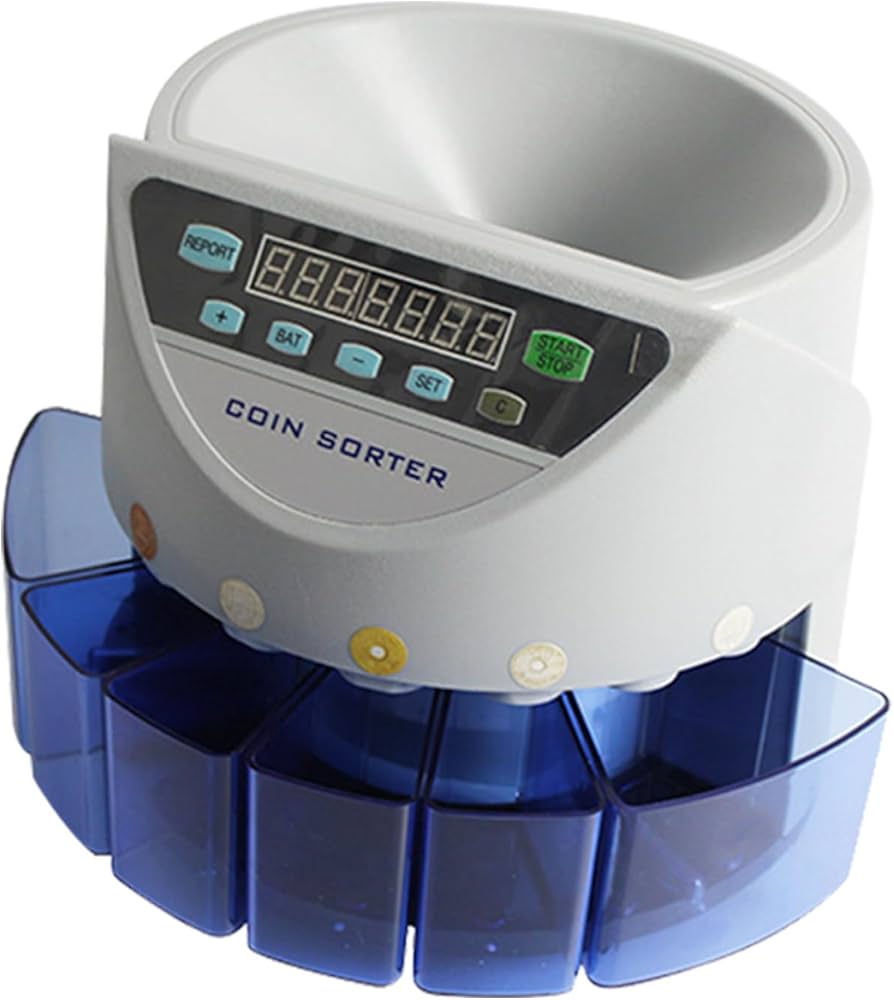 Amazon | サンパーシー コインカウンター 選別 デジタル マネー 自動