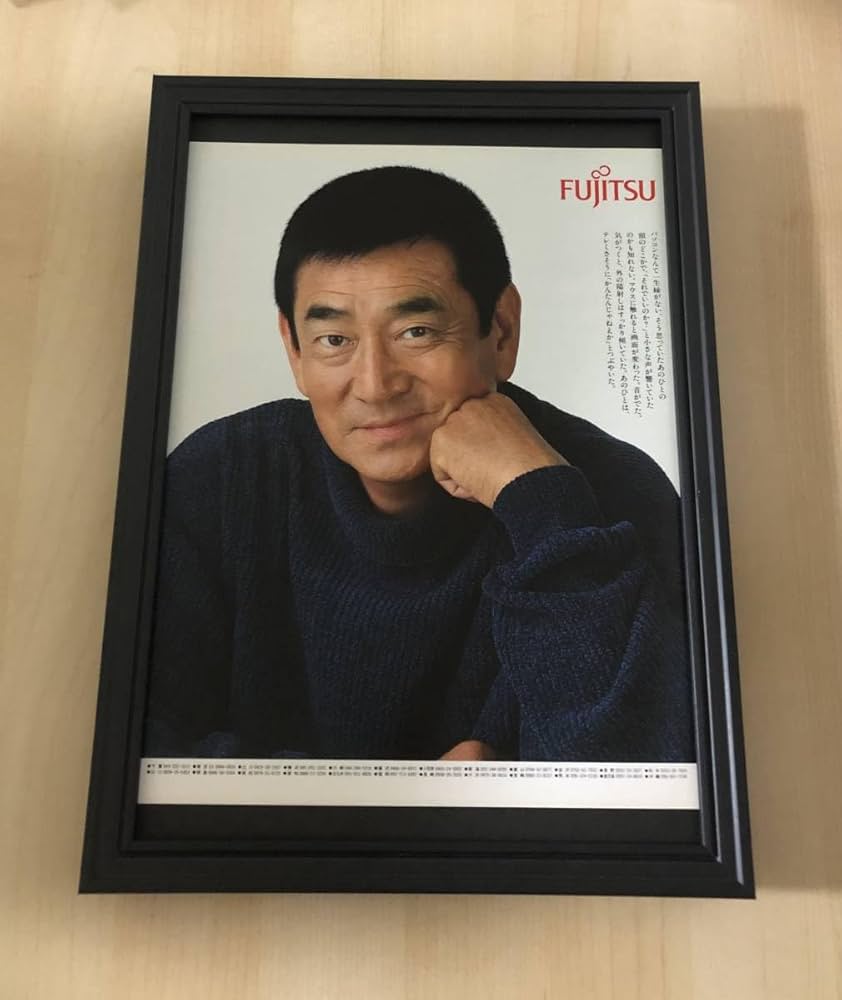 高倉健さんB1ポスター4枚（特大顔アップ）傷み、破れ・補修若干有ります。