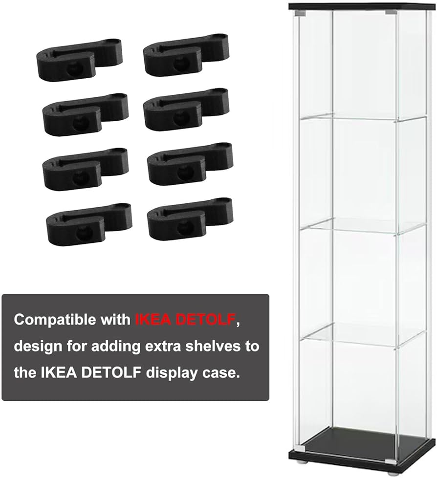 Amazon.com - PIAOLGYI Mount for IKEA DETOLF Display Cabinets