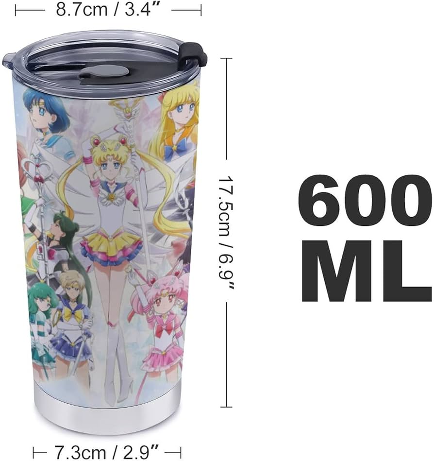 Amazon.co.jp: 美少女戦士セーラームーン タンブラーグラス600ml真空