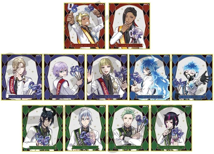 ツイステッド・ワンダーランド」 ミニ色紙・カード Amazon.co.jp