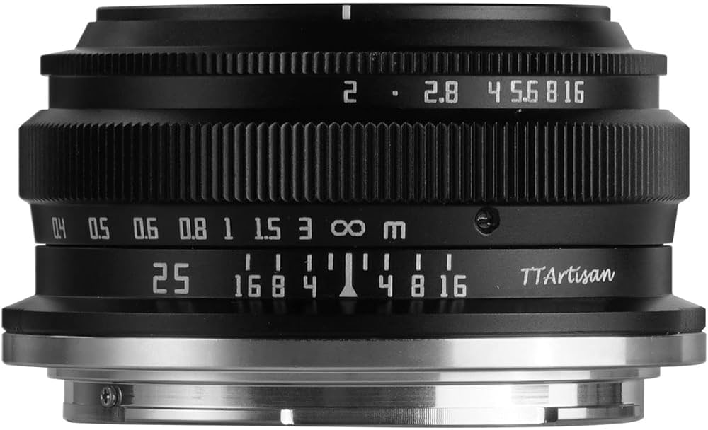 Amazon.co.jp: TTArtisan 25mm F2 Zマウント MF 単焦点レンズ APS-C