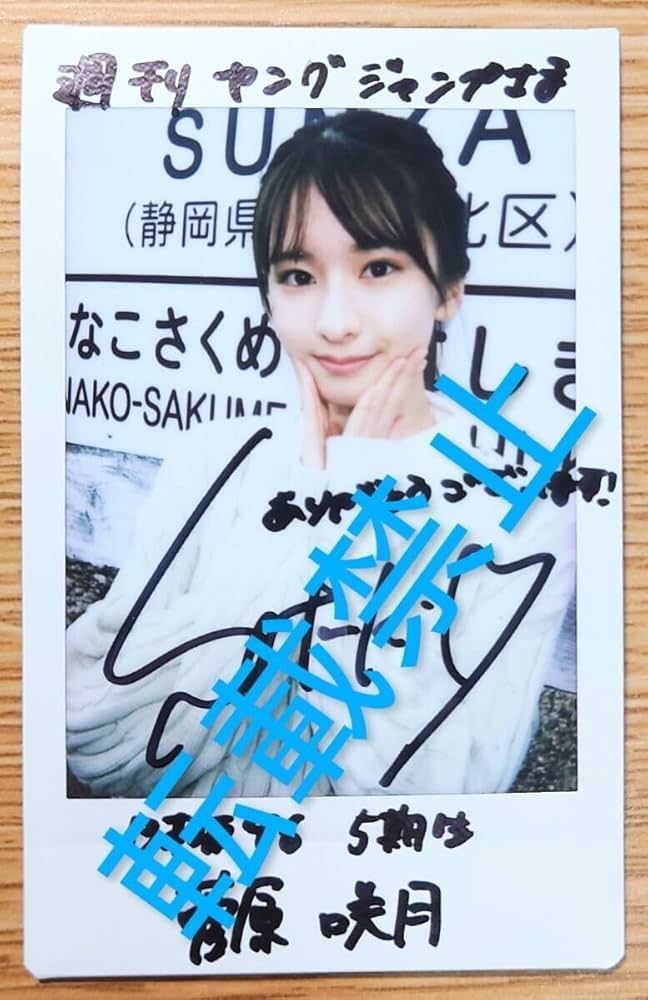 乃木坂46 乃木フェス 菅原咲月サイン フード付きクリスマスタオル 直筆