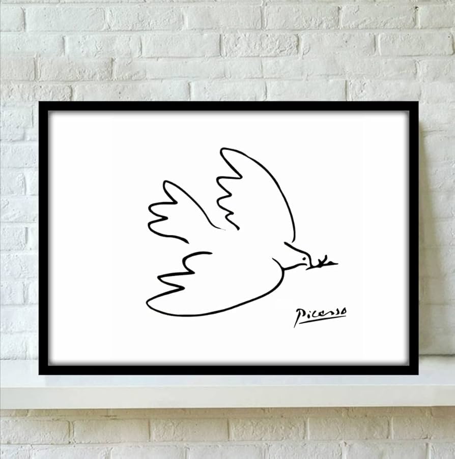 PICASSO LA COLOMBE BLEUE ピカソ美術館公式ポスター 鳩 PICASSO LA