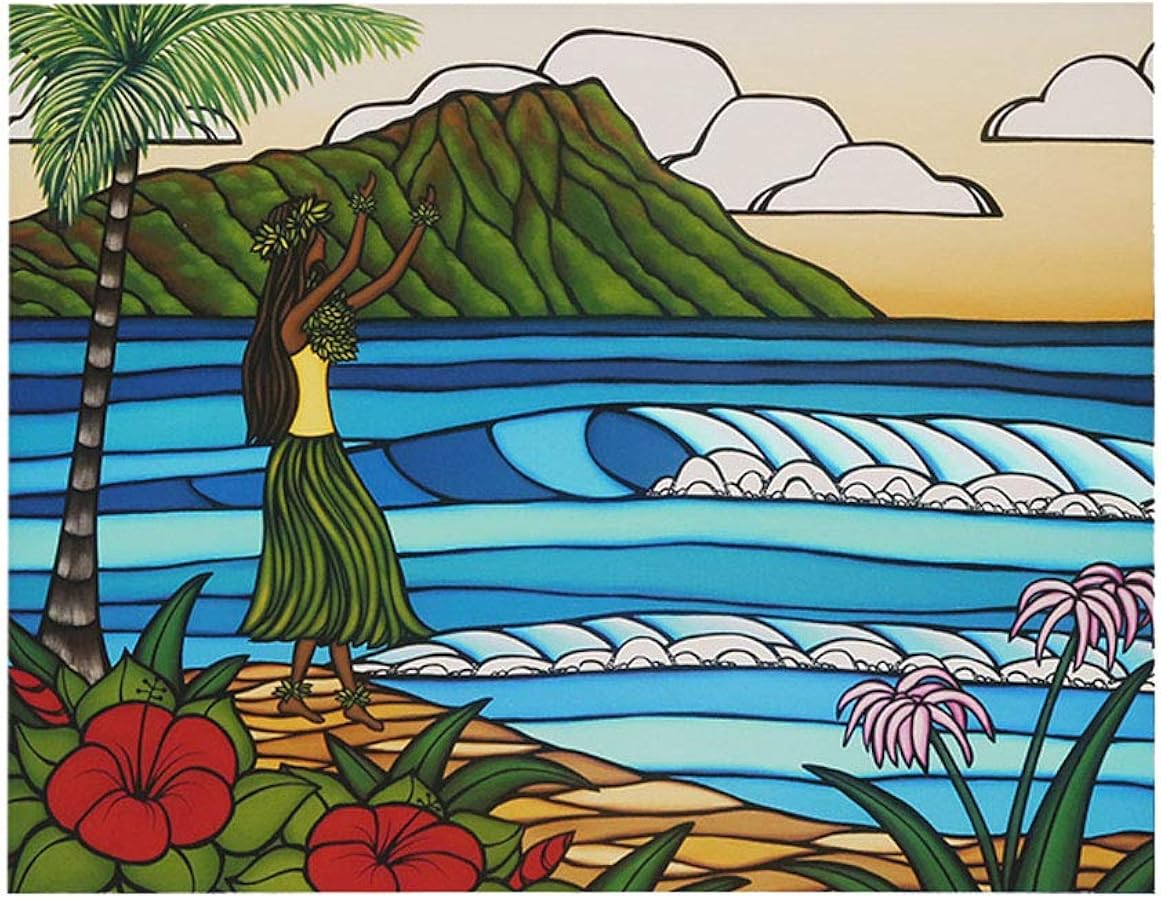 Amazon.co.jp: [ヘザーブラウン] HEATHER BROWN アートプリント HULA