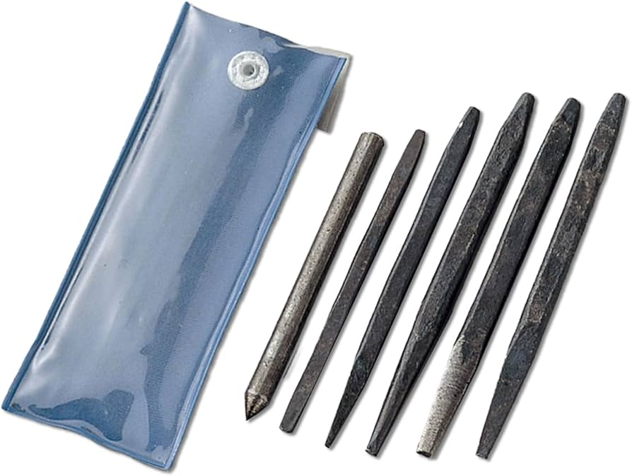 Amazon.co.jp: 彫金たがね 6本組 : DIY・工具・ガーデン