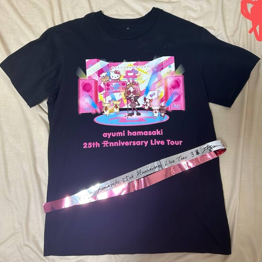 浜崎あゆみ 25th Anniversary LIVE Tシャツ Lサイズ ayumi hamasaki