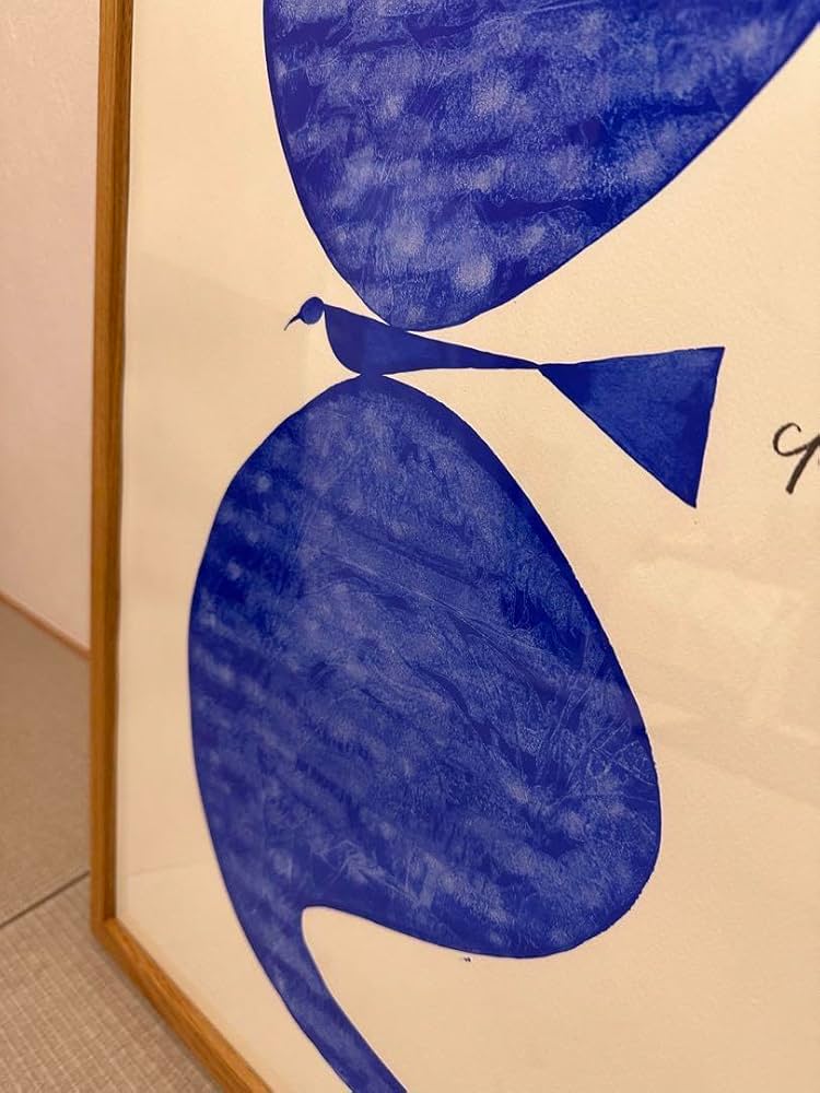 山口一郎 原画 ブルーバード ポストカードサイズ 山口一郎 原画 ブルー