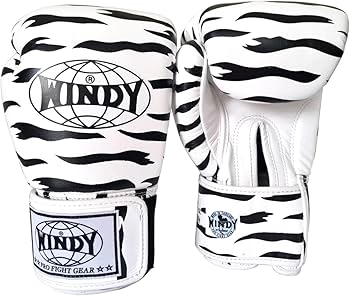 Amazon.co.jp: ウィンディ Windy キック ボクシンググローブ シマウマ