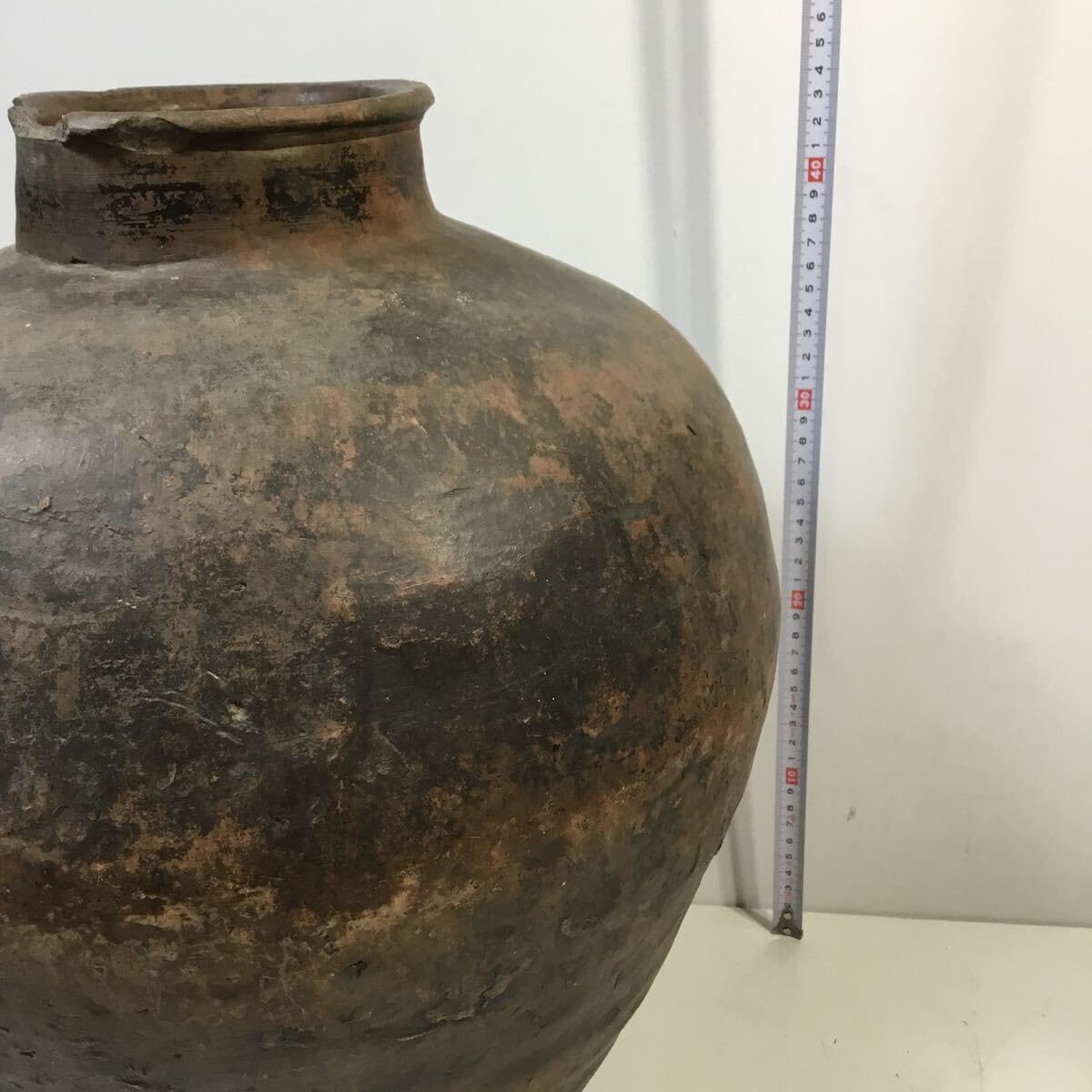 無骨な 古備前 おはぐろ壺 小壺 古美術 古道具 花器 アンティーク 無骨