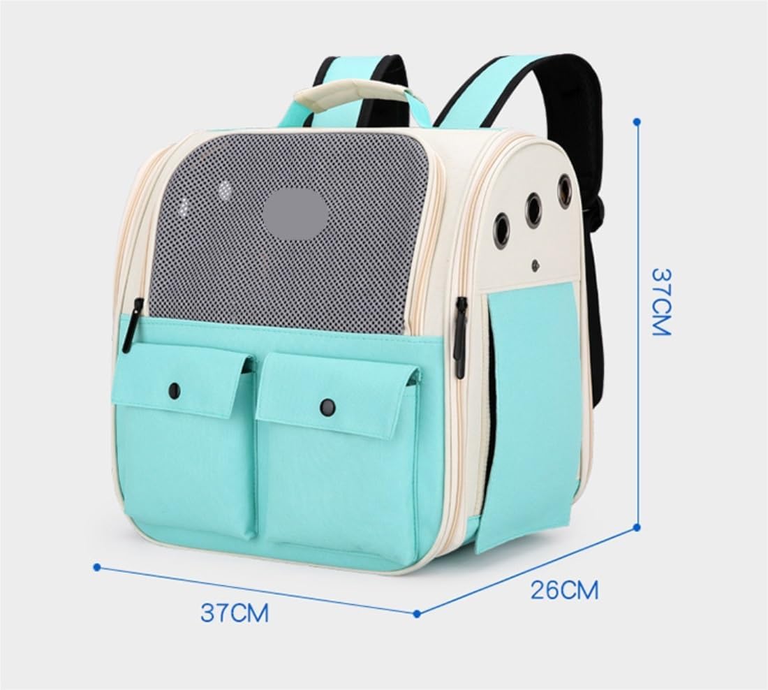 携帯用メッシュ犬袋通気性犬のバックパック折りたたみ可能な大容量猫