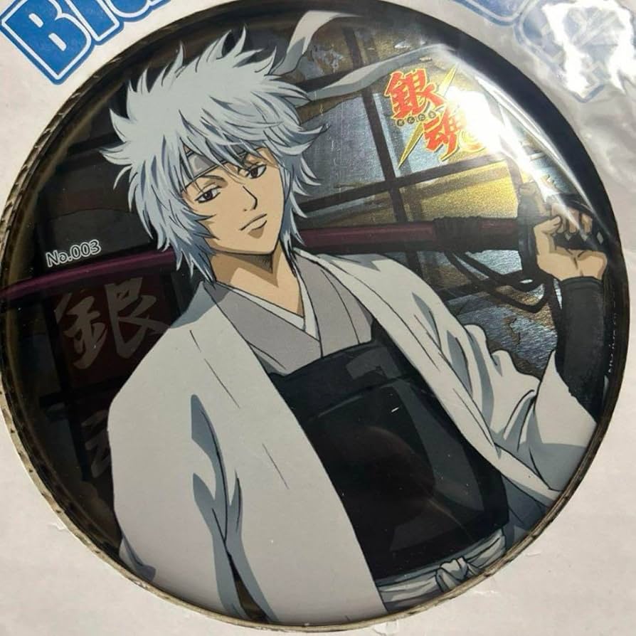 銀魂 j-world 銀魂 J-WORLD 万事屋ラリー 特典缶バッジ 坂田銀時 完結