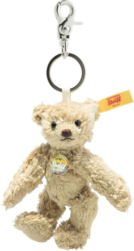 Amazon.co.jp: シュタイフ(Steiff) キーリング テディベア バスコ 11cm