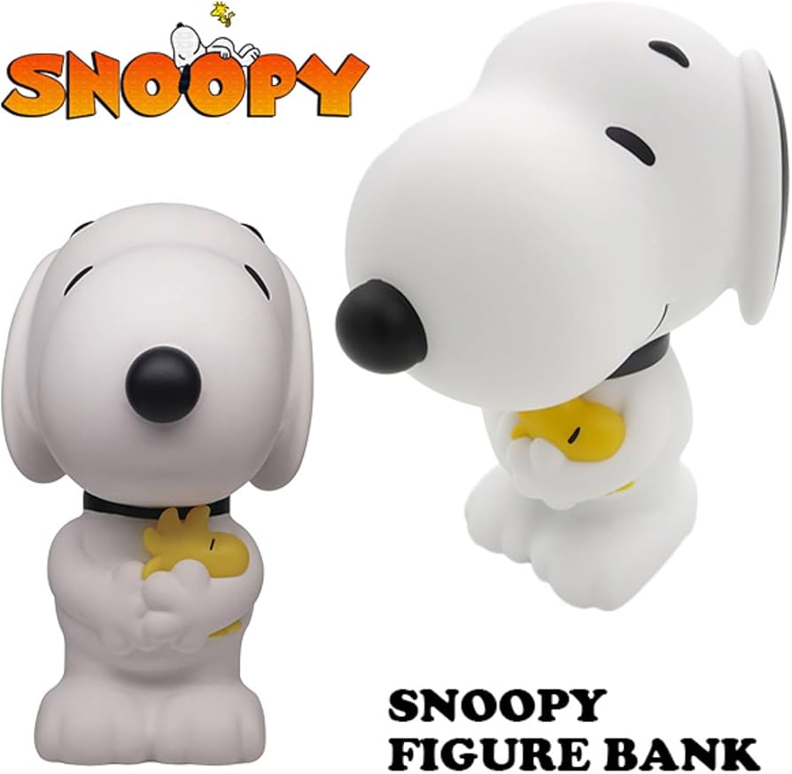 Amazon.com: Snoopy Figure Bank Money Box : Toys & Games