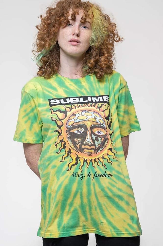 Amazon.com: Sublime T Shirt 40Oz to Freedom Band Logo Official