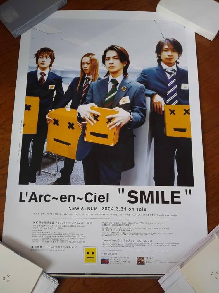 希少 ミライ告知ポスター ラルク L'Arc 希少 ミライ告知ポスター