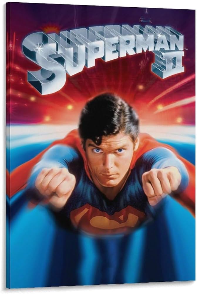 Amazon.co.jp: 映画ポスター スーパーマン ポスター 装飾画 キャンバス