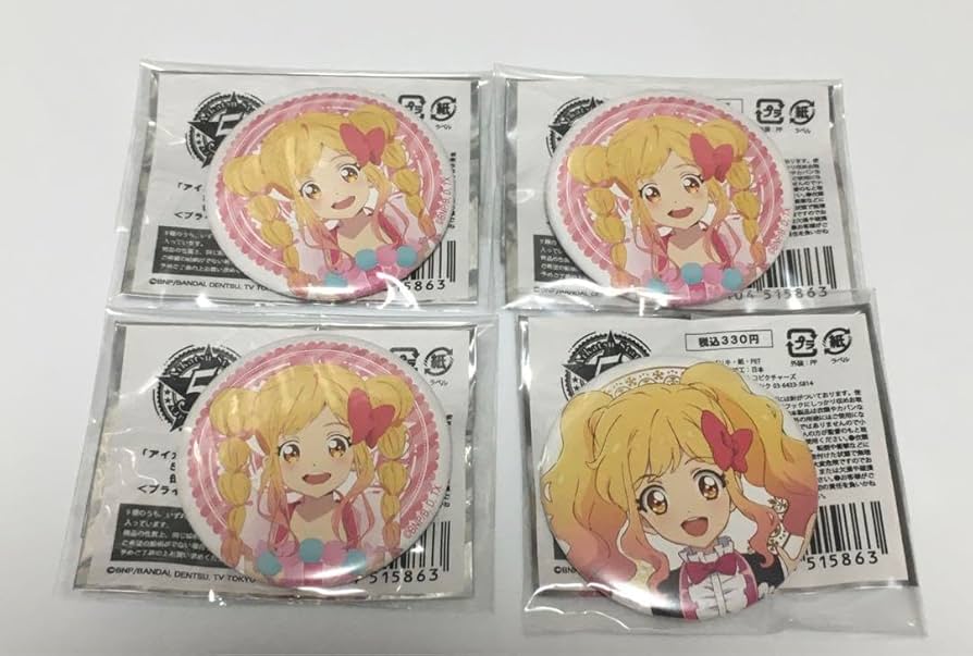 アイカツ イオン 虹野ゆめ 缶バッジセット アイカツ イオン 虹野ゆめ