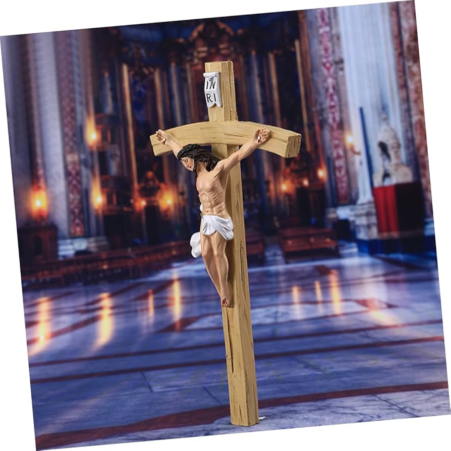 Amazon｜STAHAD イエス・キリスト教の壁の十字架 クリスチャンクロス