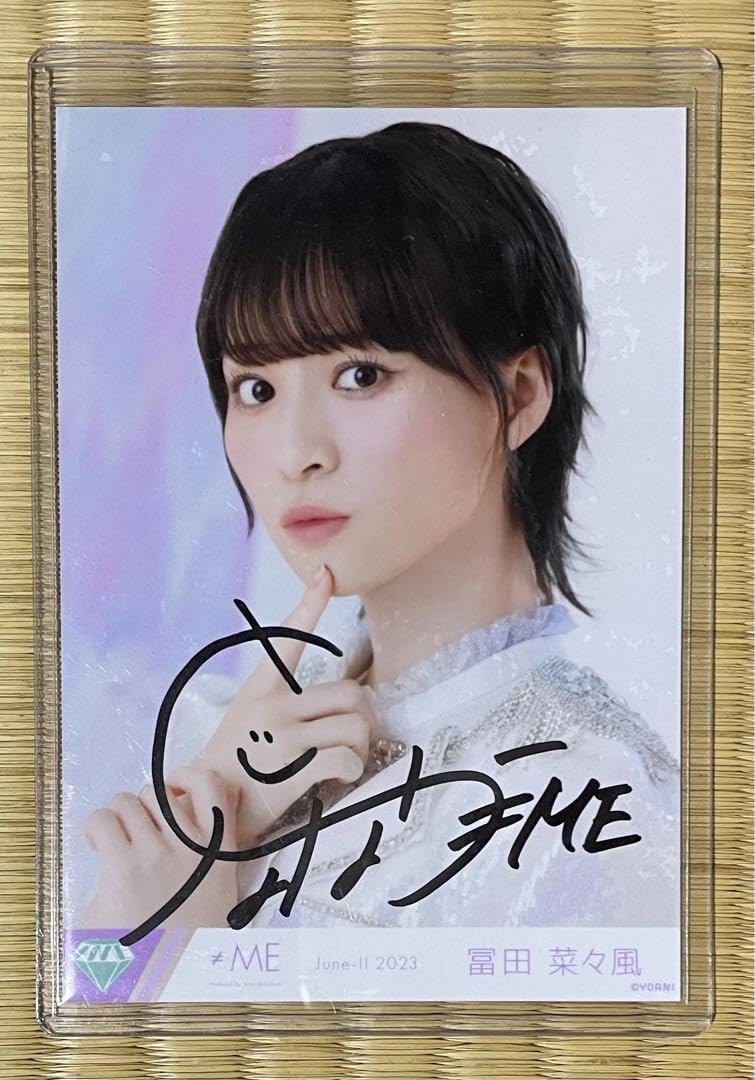 ノイミー 冨田菜々風 4周年 ピオニーズ 直筆 生写真 ヒキ