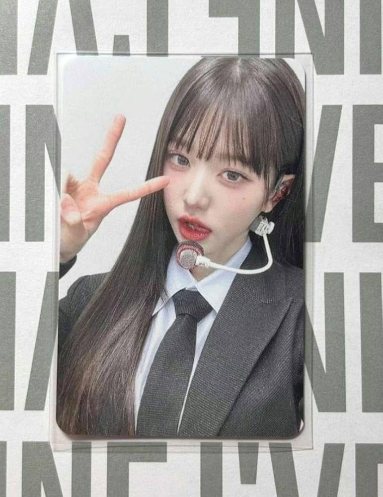 IVE MINE apple music サイン会 トレカ ウォニョン直筆サイン