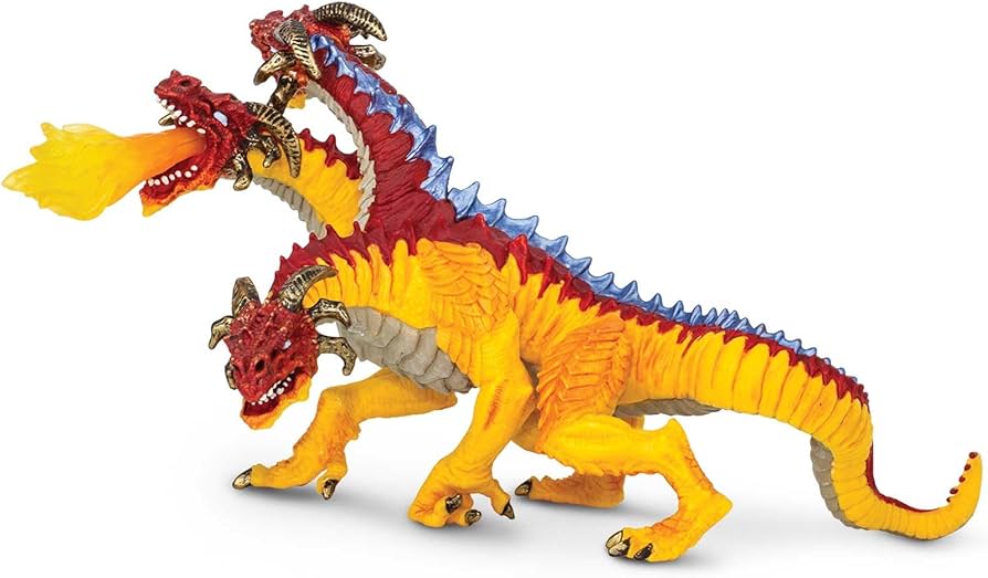 Amazon.com: Safari Ltd. Fire Dragon Figurine - Detailed Vibrantly