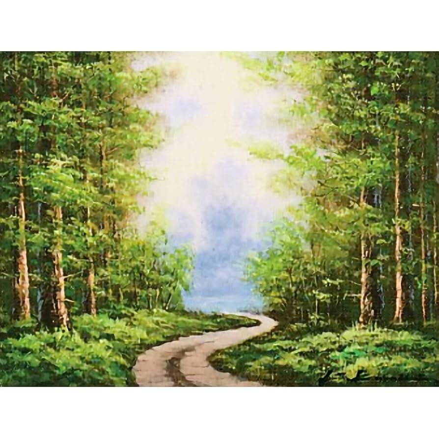 絵画 599 油絵/風景/東京/街角/本駒込/屋敷/通り/F6号 絵画 599 油絵