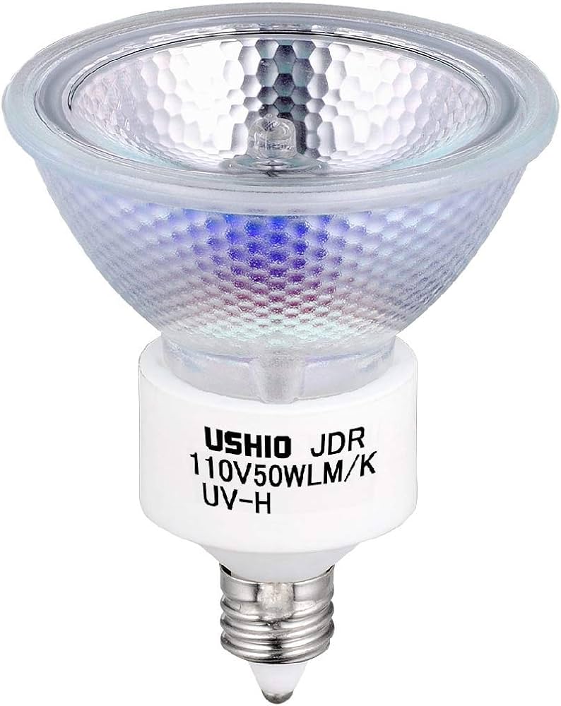 Amazon.co.jp: ウシオ ダイクロハロゲン JDR 110V50WLM/KUVH 50Φ