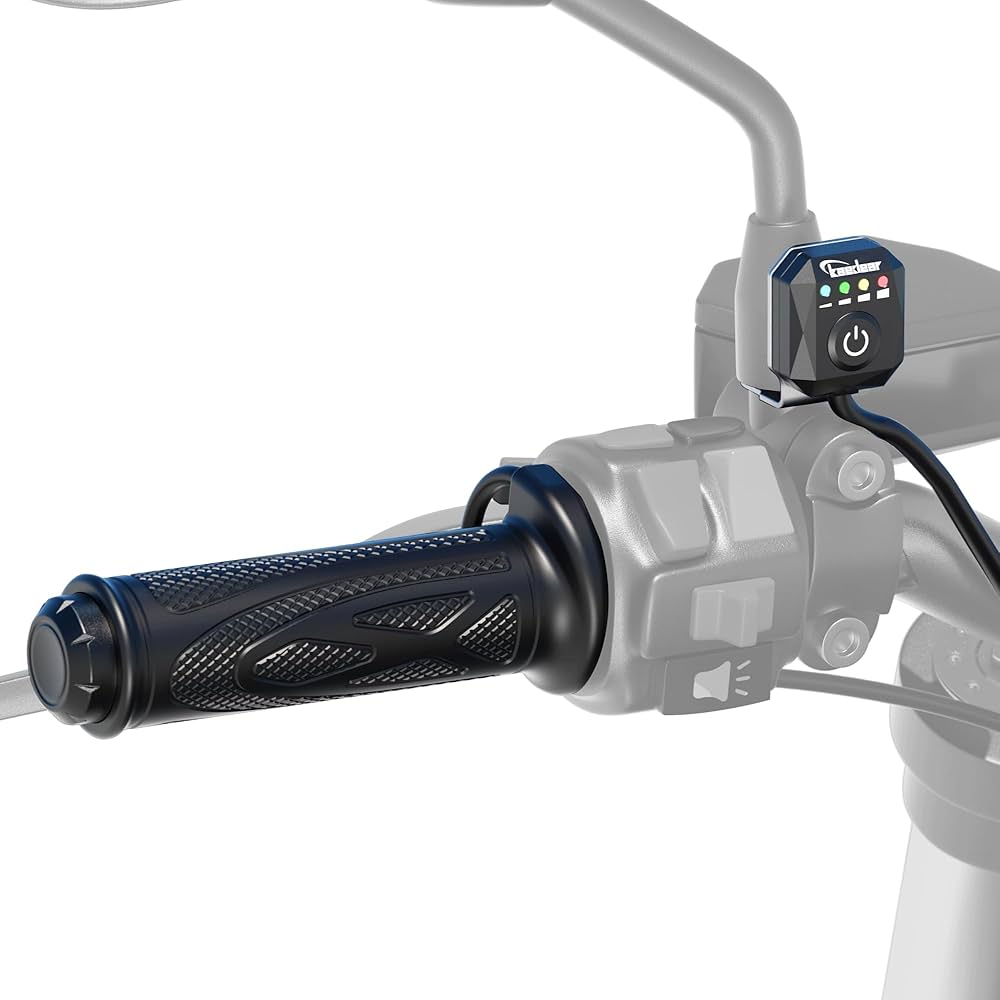 Amazon | Kaedear(カエディア) グリップヒーター 汎用 ハンドル 防寒