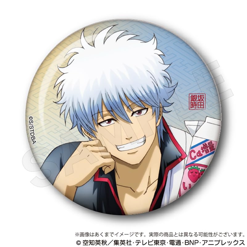 銀魂 デカ缶バッジ ナンジャタウン 祝TVアニメ再開 銀時・新八・神楽