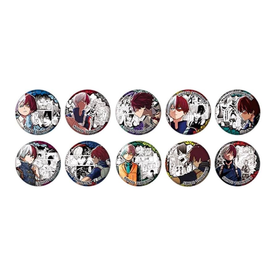 轟焦凍 ヒロプラ ヒーローの休息 缶バッジ ヒロアカ 轟焦凍 ヒーロー