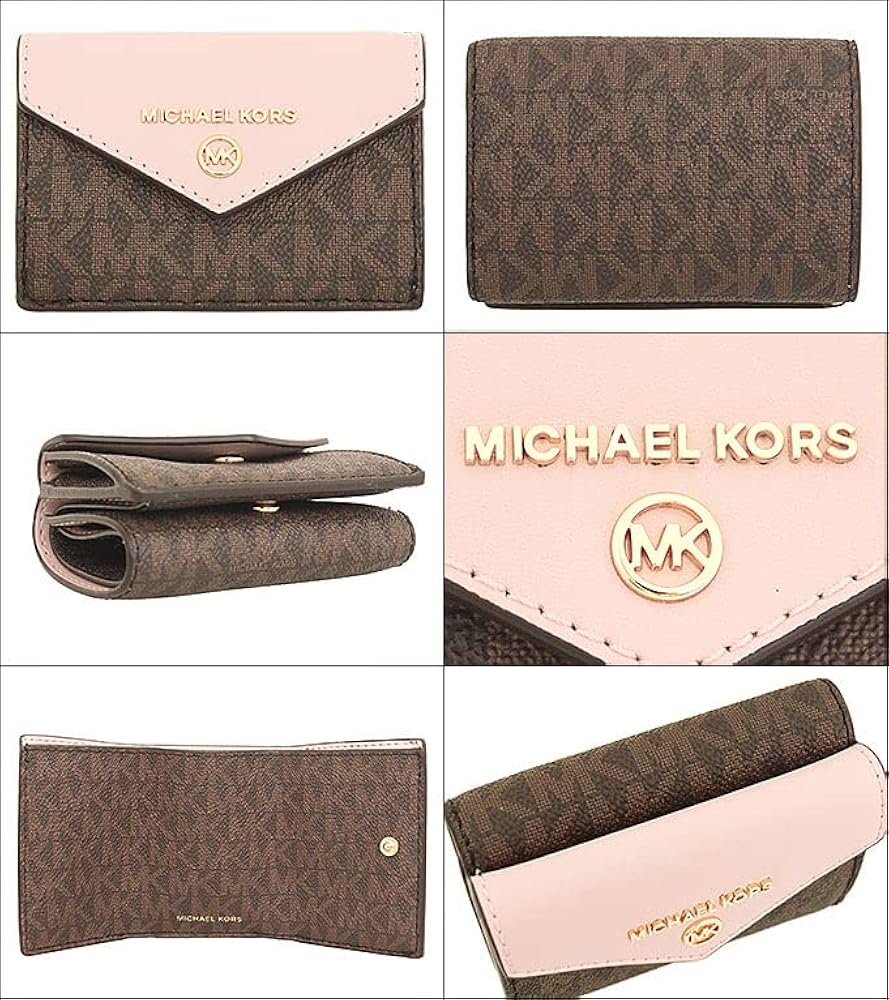 Amazon | [マイケルコース] 財布(三つ折り財布) 32T0GT9E5B ブラウン