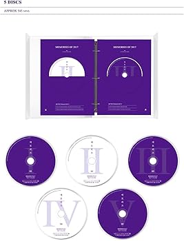Amazon.com: BigHit BTS Memories of 2017 DVD 5DVD+Photobook+Paper