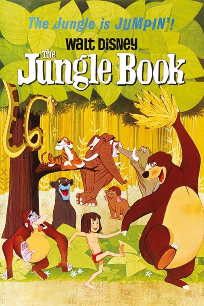 ジャングルブック Jungle Book ディズニー リトグラフ ポスター 絵画