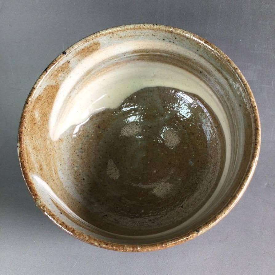 Amazon.co.jp: R639 茶碗 『高麗焼』『李方子 楽善斎造』『刷毛目