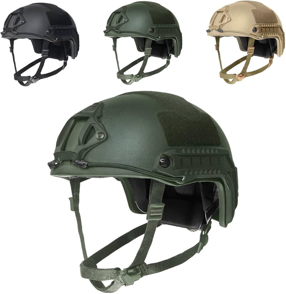 新品 実物NIJ IIIA防弾ヘルメット Fast SFタイプ BKMフルセット 新品