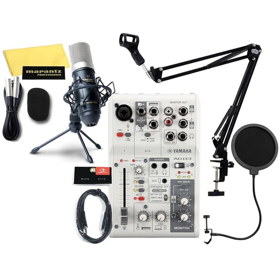 配信機器・PA機器・レコーディング機器 yamaha ag03 配信機器・PA機器