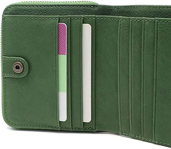 Amazon | [ダコタ] アニマーレ 二つ折り財布 0030190 グリーン/50 | 財布