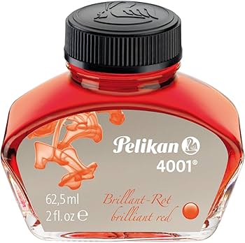 Amazon | ペリカン Pelikan 万年筆用ボトルインク 4001／76 レッド