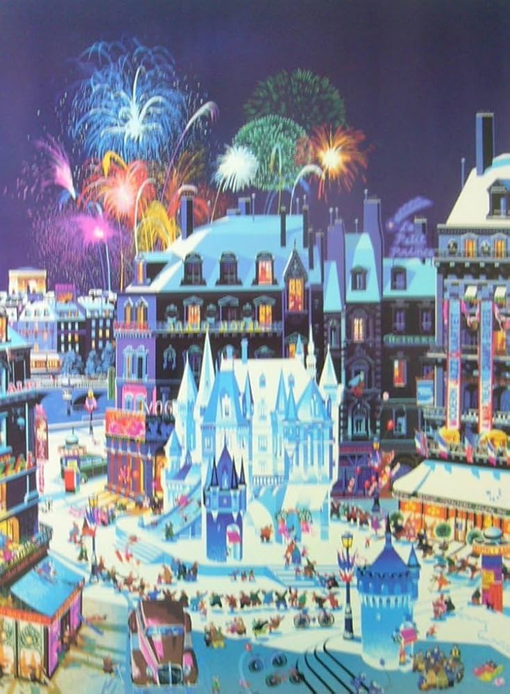 絵画 アートポスター ヒロ、ヤマガタ スノーキャッスル Amazon.co.jp