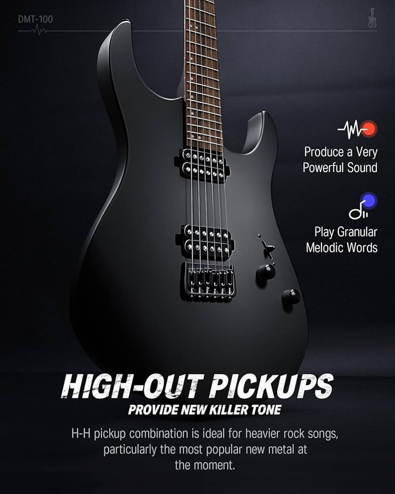 Amazon.com: Donner Solid Body Electric Guitar, Matte Finish 39