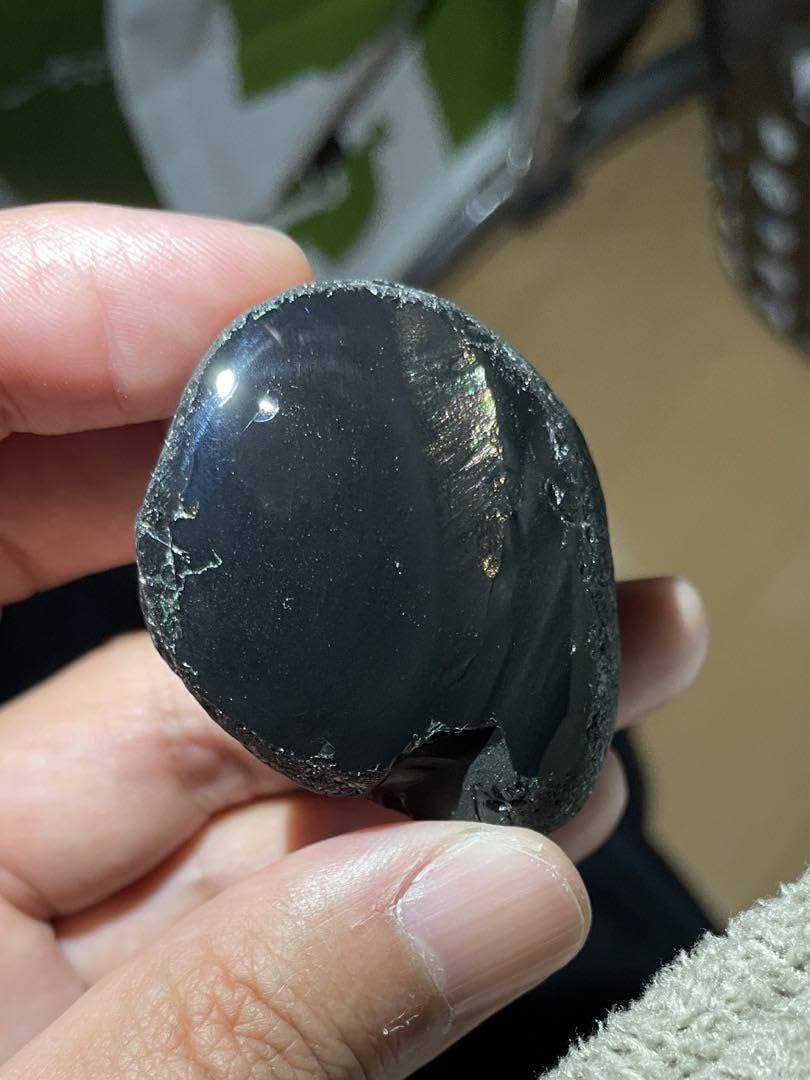 研磨品 十勝石玲瓏 ゴールデンマホガニーオブシディアン特級品 研磨品