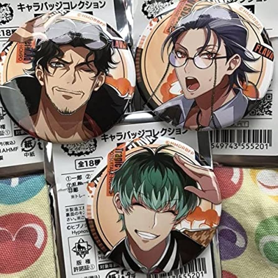 ヒプノシスマイク】 ヒプマイ HYPED UP 02 缶バッジ 有栖川帝統