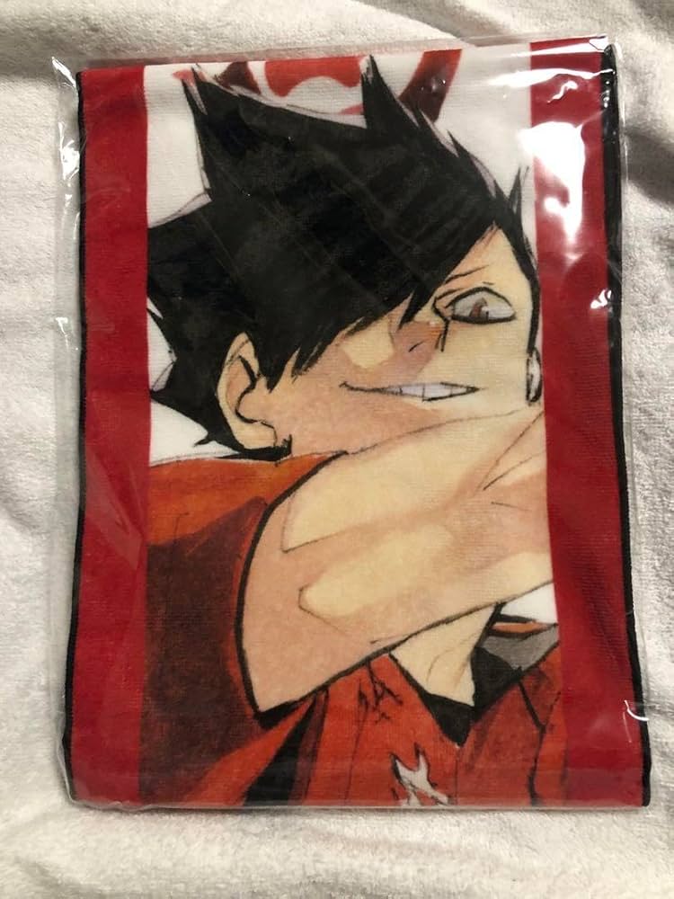 ハイキュー フルカラーマフラータオル 黒尾 研磨 Amazon.co.jp: 黒尾