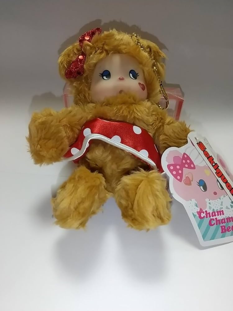 Amazon.co.jp: 茶 チャムチャムベア セキグチ モンチッチ ぬいぐるみ