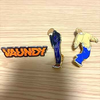 VAUNDY グッズピンバッジピンズセット音髭リストバンド