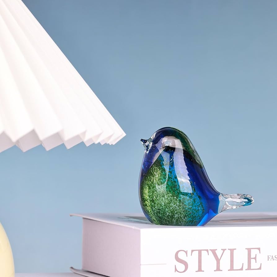 イタリアMurano Glass ムラーノガラス 鳥 オブジェ 置物 インテリア