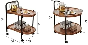 装飾的な木製サービングカート 装飾的な木製サービングカート