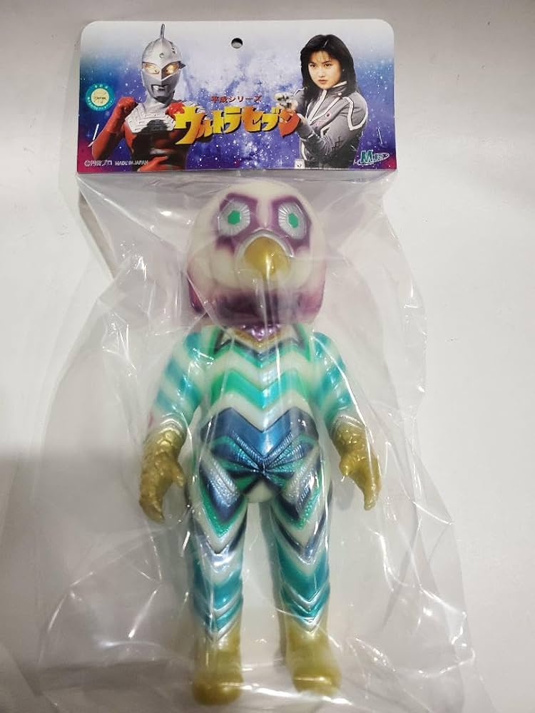 ベアモデル オール怪獣 ガッツ星人 ピンク成型 ソフビ - メルカリ ベア