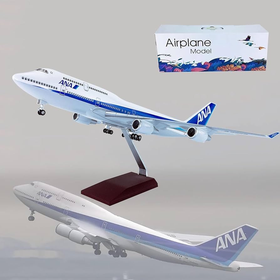 ANA Boeing 747-400 最終フライトモデル 1:200 全日空商事 THANKS